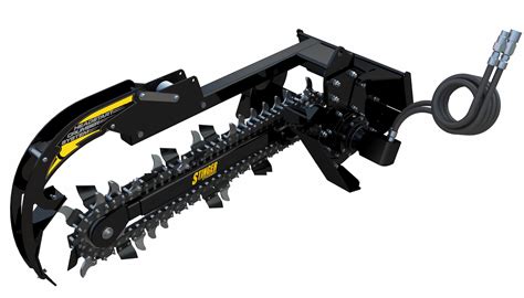 bigfoot skid steer attachments|skid steer trencher.